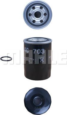 MAHLE KC 703D - Паливний фільтр autozip.com.ua