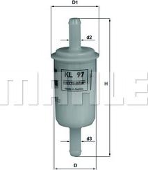 MAHLE KL 97 OF - Паливний фільтр autozip.com.ua