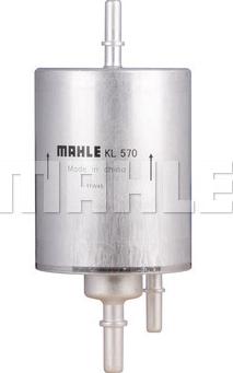 MAHLE KL 570 - Паливний фільтр autozip.com.ua
