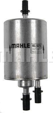 MAHLE KL 571 - Паливний фільтр autozip.com.ua