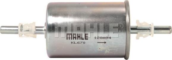 MAHLE KL 670 - Паливний фільтр autozip.com.ua