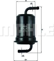 MAHLE KL 159 - Паливний фільтр autozip.com.ua