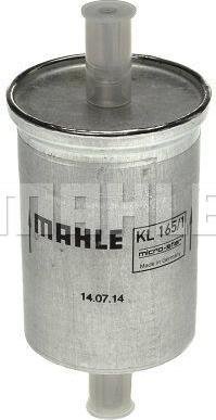 MAHLE KL 165 - Паливний фільтр autozip.com.ua