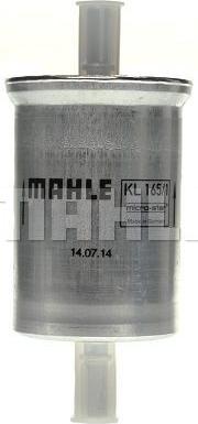 MAHLE KL 165 - Паливний фільтр autozip.com.ua