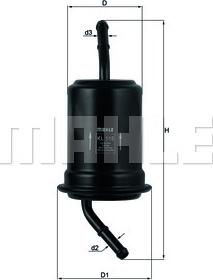 MAHLE KL 115 - Паливний фільтр autozip.com.ua