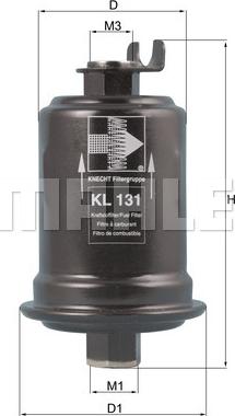 MAHLE KL 131 - Паливний фільтр autozip.com.ua
