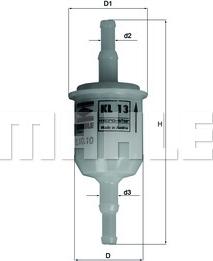MAHLE KL 13 OF - Паливний фільтр autozip.com.ua