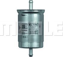 MAHLE KL 171 - Паливний фільтр autozip.com.ua