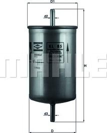 MAHLE KL 85 - Паливний фільтр autozip.com.ua