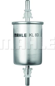 MAHLE KL 83 - Фільтр паливний DAEWOO LANOS 97-. VAG вир-во Knecht-Mahle autozip.com.ua