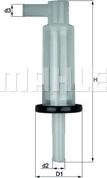 MAHLE KL 33 OF - Паливний фільтр autozip.com.ua
