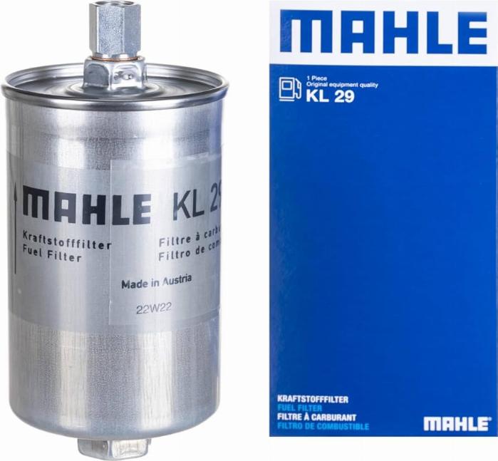 MAHLE KL 29 - Паливний фільтр autozip.com.ua