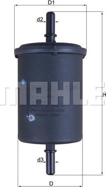 MAHLE KL 248 - Паливний фільтр autozip.com.ua