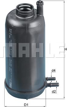 MAHLE KL 707D - Паливний фільтр autozip.com.ua
