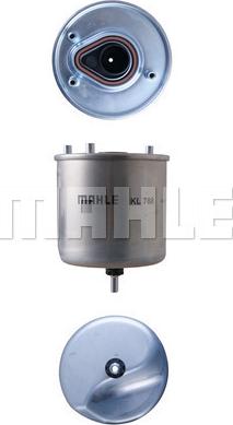 MAHLE KL 788 - Паливний фільтр autozip.com.ua