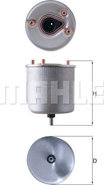 MAHLE KL 788 - Паливний фільтр autozip.com.ua