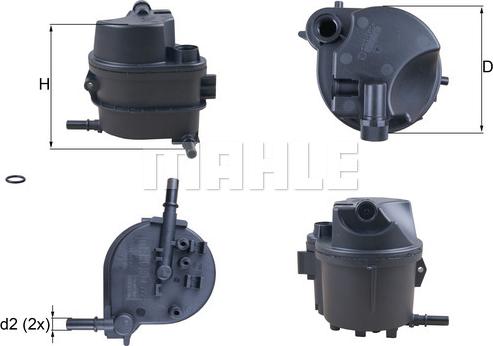 MAHLE KL 777D - Паливний фільтр autozip.com.ua