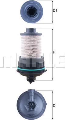 MAHLE KX 532 - Паливний фільтр autozip.com.ua