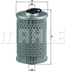 MAHLE KX 35 - Паливний фільтр autozip.com.ua