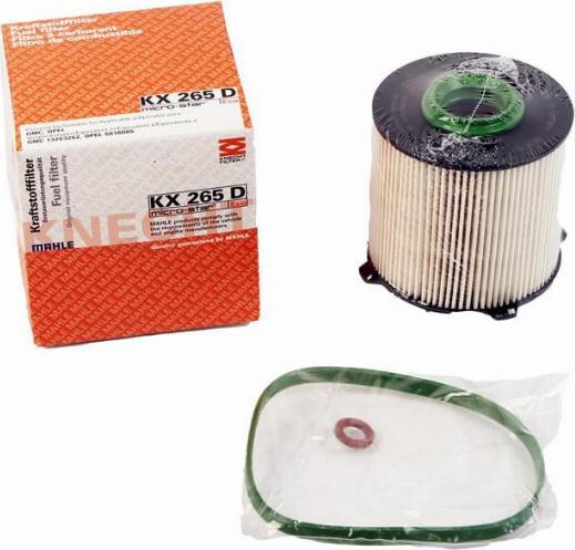 MAHLE KX 265D - Паливний фільтр autozip.com.ua