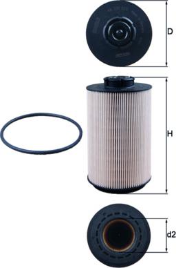 MAHLE KX 230D - Паливний фільтр autozip.com.ua