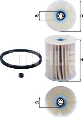 MAHLE KX 231D - Паливний фільтр autozip.com.ua