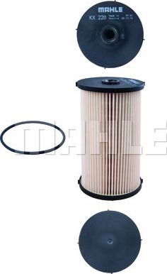 MAHLE KX 220D - Паливний фільтр autozip.com.ua