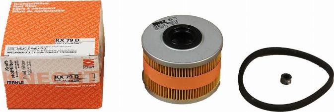 MAHLE KX 79D - Паливний фільтр autozip.com.ua
