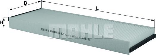 MAHLE LA 625 - Фільтр, повітря у внутрішній простір autozip.com.ua
