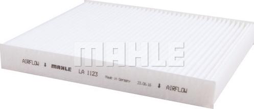 MAHLE LA 1123 - Фільтр, повітря у внутрішній простір autozip.com.ua