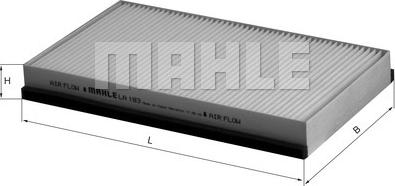 MAHLE LA 183 - Фільтр, повітря у внутрішній простір autozip.com.ua