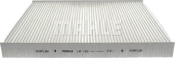 MAHLE LA 182 - Фільтр, повітря у внутрішній простір autozip.com.ua