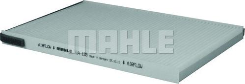 MAHLE LA 135 - Фільтр, повітря у внутрішній простір autozip.com.ua