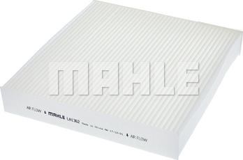 MAHLE LA 1362 - Фільтр, повітря у внутрішній простір autozip.com.ua