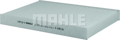 MAHLE LA 290 - Фільтр, повітря у внутрішній простір autozip.com.ua