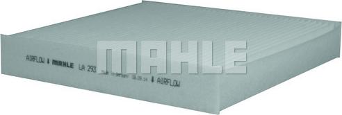 MAHLE LA 293 - Фільтр, повітря у внутрішній простір autozip.com.ua