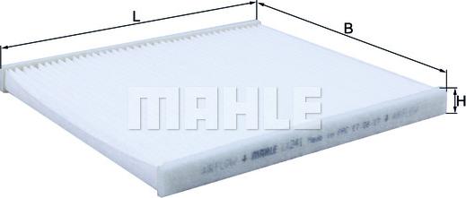 MAHLE LA 241 - Фільтр, повітря у внутрішній простір autozip.com.ua