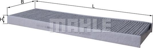 MAHLE LAK 1683 - Фільтр, повітря у внутрішній простір autozip.com.ua