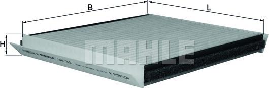 MAHLE LAK 362 - Фільтр, повітря у внутрішній простір autozip.com.ua