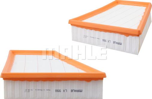 MAHLE LX 998 - Повітряний фільтр autozip.com.ua