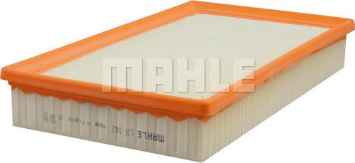 MAHLE LX 942 - Повітряний фільтр autozip.com.ua