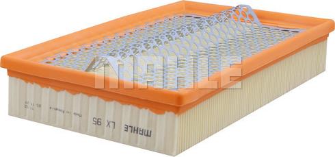 MAHLE LX 95 - Повітряний фільтр autozip.com.ua