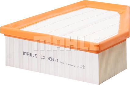 MAHLE LX 934/1 - Повітряний фільтр autozip.com.ua
