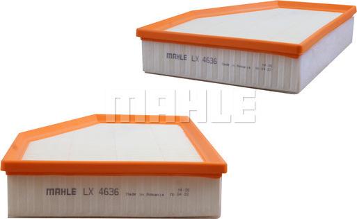 MAHLE LX 4636 - Повітряний фільтр autozip.com.ua