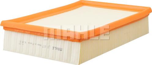 MAHLE LX 417 - Повітряний фільтр autozip.com.ua