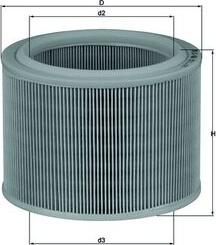 MAHLE LX 486 - Повітряний фільтр autozip.com.ua