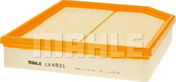 MAHLE LX 4821 - Повітряний фільтр autozip.com.ua