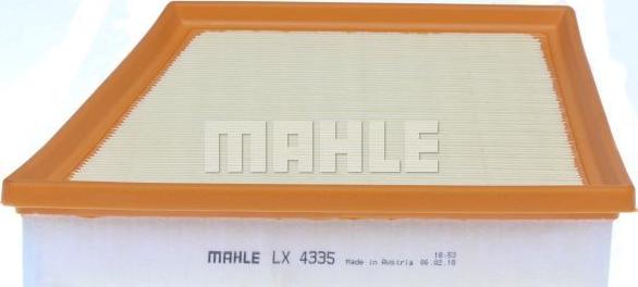 MAHLE LX 4335 - Повітряний фільтр autozip.com.ua