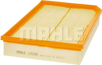 MAHLE LX 5198 - Повітряний фільтр autozip.com.ua