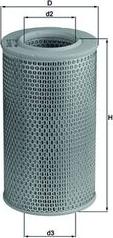 MAHLE LX 611 - Повітряний фільтр autozip.com.ua